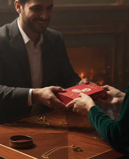 Powerbank LUXTECH 4 w 1 – lusterko do makijażu – światło LED – ogrzewacz dłoni