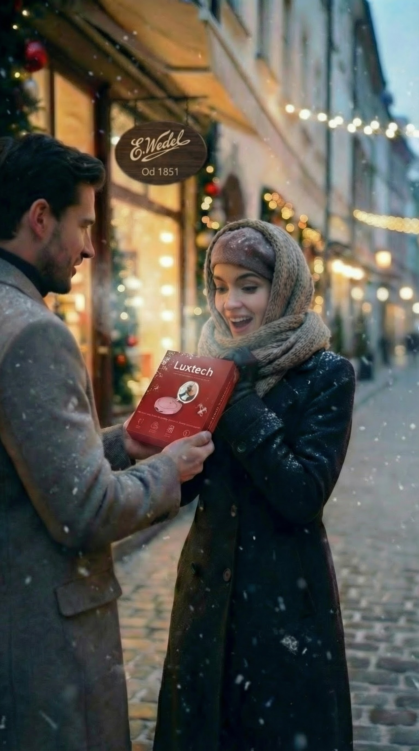 Powerbank LUXTECH 4 w 1 – lusterko do makijażu – światło LED – ogrzewacz dłoni